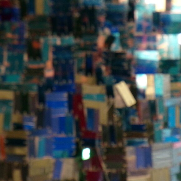 Blue Sequin Prom Dress Size 0 - Picture 5 of 5